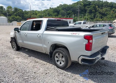 2021 Chevrolet Silverado 1500 4Wd Short Bed Lt из США, поврежденный, VIN 1GCUYDEDXMZ244978